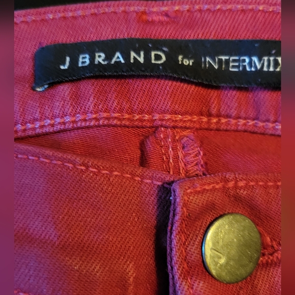 * * J BRAND stretchy zipper jeans. Zipper pockets Final Discount - Picture 6 of 10